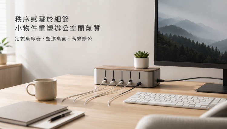 集線器禮品梳理桌面秩序，細節演繹企業專業形象