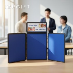 可定製桌面展示架 - 4英尺 - 頭部標識