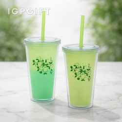 雙層變色隨身杯