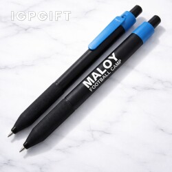 黑色橄欖球造型圓珠筆