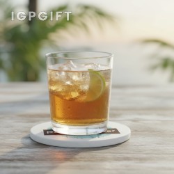 吸水石圓形杯墊