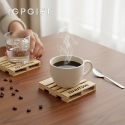 木質杯墊