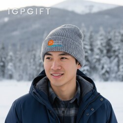 加厚針織鬆緊帽