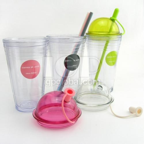 Double Layer Straw Cup
