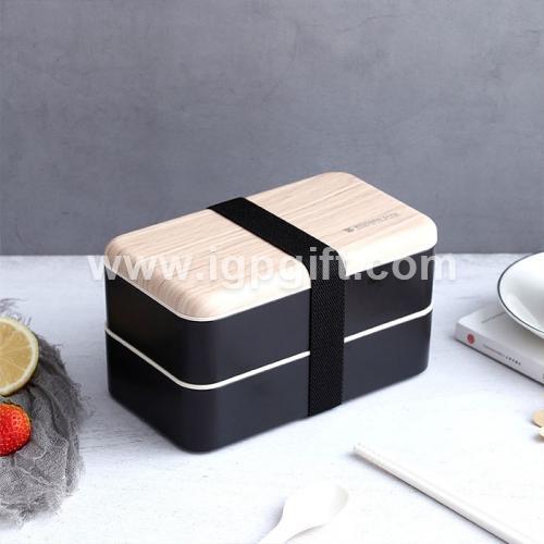 Nordic style double layer lunch box
