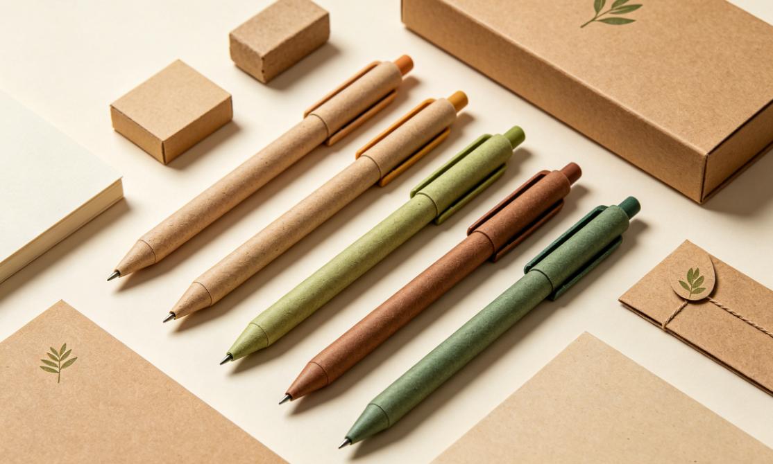 環保顏色筆走紅 再生紙與植物色素的禮品價值