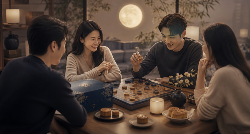 中秋禮品融合棋牌娛樂，以互動體驗留存品牌記憶